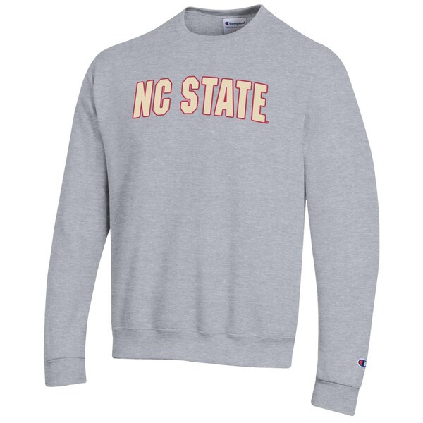 Oxford Grey Powerblend Crew - NC St